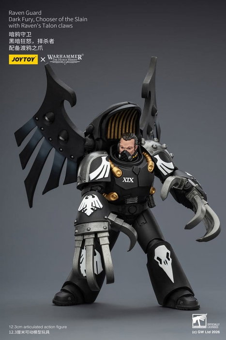 Joy Toy (CN) Warhammer 40,000 figurine Raven Guard Dark Fury, Chooser of the Slain 12 cm Joy Toy (CN) Warhammer 40,000 figurine Raven Guard Dark Fury, Chooser of the Slain 12 cm