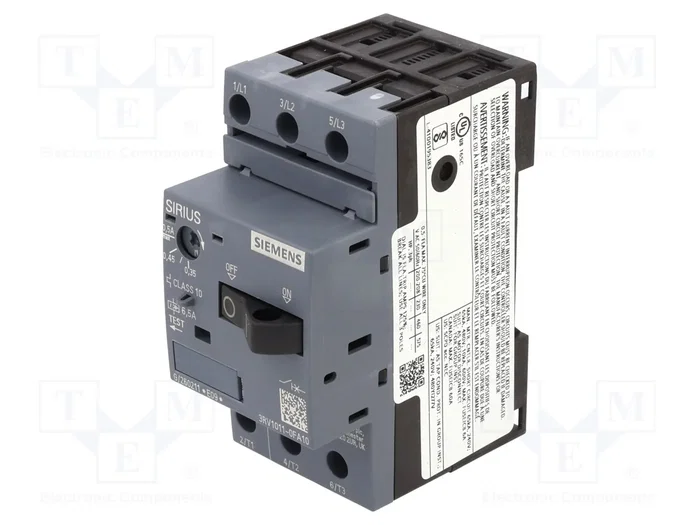 SIEMENS 3RV1011-0FA10 Interrupteur de moteur 0,12kW 220÷690VAC SIEMENS 3RV1011-0FA10 Interrupteur de moteur 0,12kW 220÷690VAC