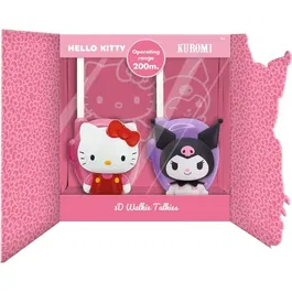 Kids Licensing Talkie-Walkie 3D Hello Kitty & Friends HK50203 - Portée 50 m - Fonctionne sur piles AAA