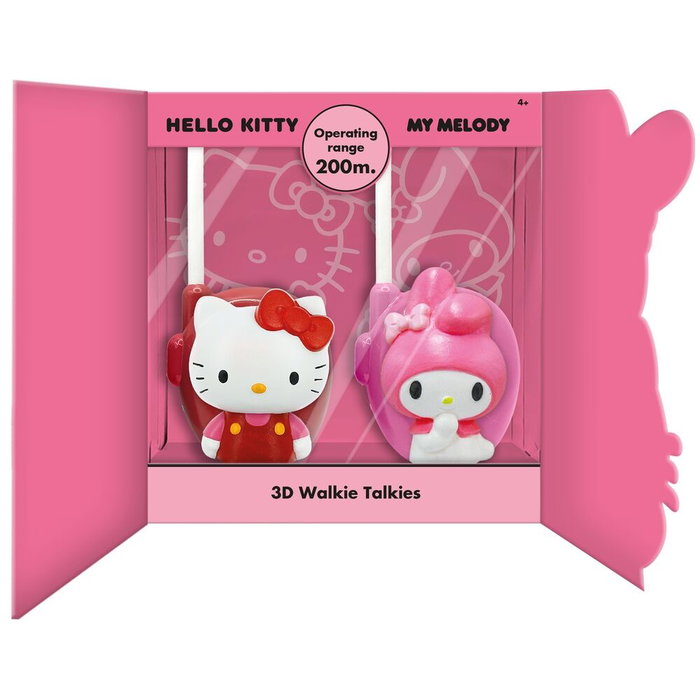Kids Licensing Talkie walkie 3D Hello Kitty & Friends Rose