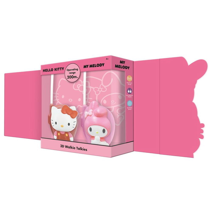 Kids Licensing Talkie walkie 3D Hello Kitty & Friends Rose