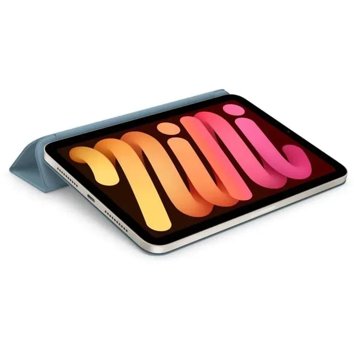 Apple Smart Folio pour iPad mini (A17 Pro) - Couleur Denim, Étui de protection avec rabat magnétique