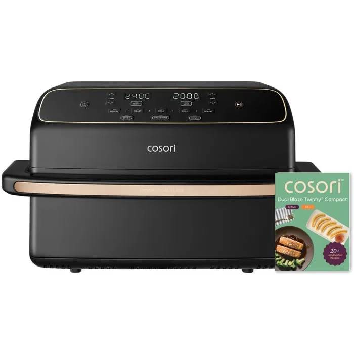Cosori DualBlaze Twinfry Compact - Friteuse sans huile - 8,6L - Noir Cosori DualBlaze Twinfry Compact - Friteuse sans huile - 8,6L - Noir