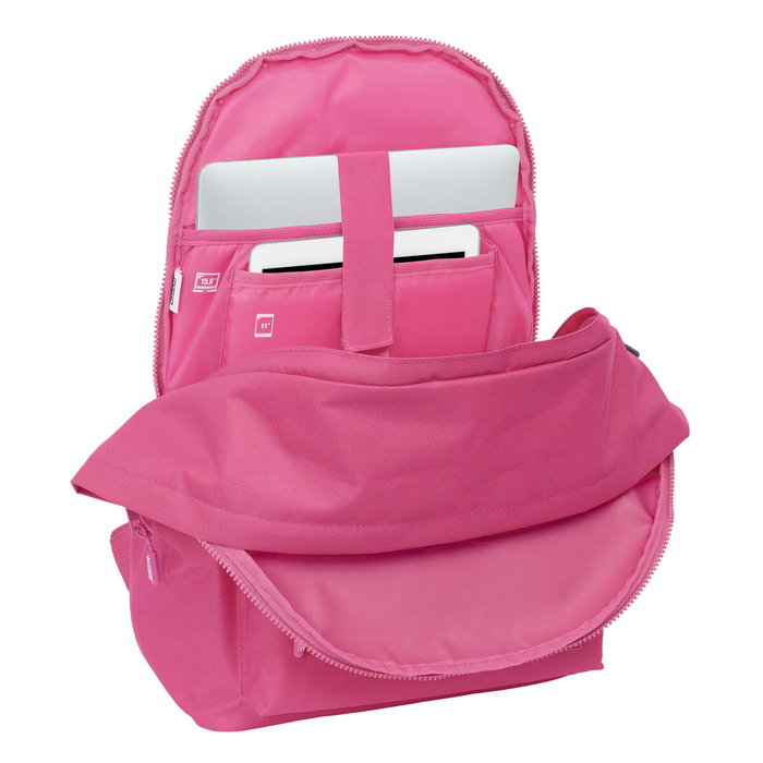 Munich Sac à dos Munich Basicos Fuchsia avec connexion USB pour ordinateur 15,6 pouces Munich Sac à dos Munich Basicos Fuchsia avec connexion USB pour ordinateur 15,6 pouces