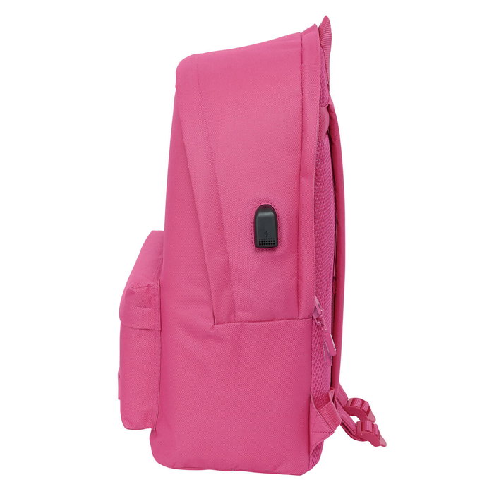 Munich Sac à dos Munich Basicos Fuchsia avec connexion USB pour ordinateur 15,6 pouces Munich Sac à dos Munich Basicos Fuchsia avec connexion USB pour ordinateur 15,6 pouces