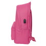 Munich Sac à dos Munich Basicos Fuchsia avec connexion USB pour ordinateur 15,6 pouces