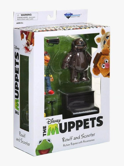 Diamond Select Toys Set de 2 figurines Scooter et Rowlf - The Muppets