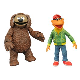 Diamond Select Toys Set de 2 figurines Scooter et Rowlf - The Muppets
