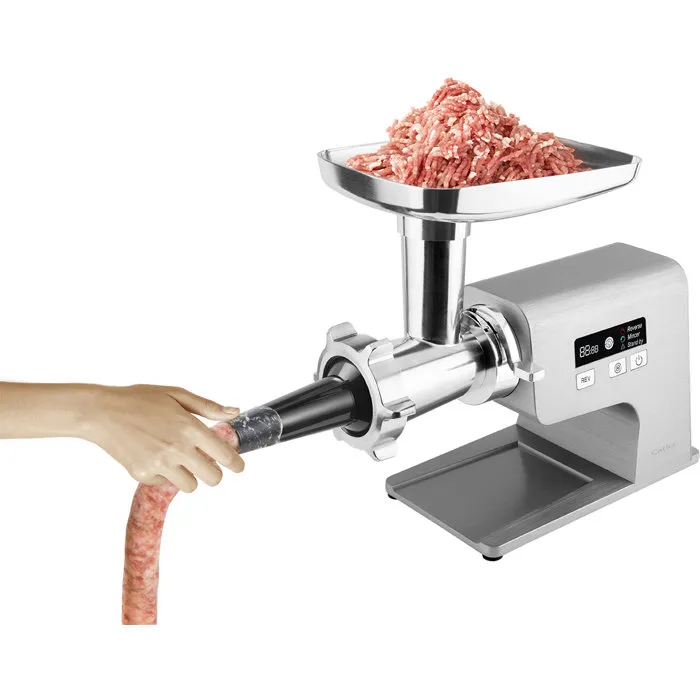 Catler MG 800 Hachoir à viande électrique avec écran LCD et 3 disques inox