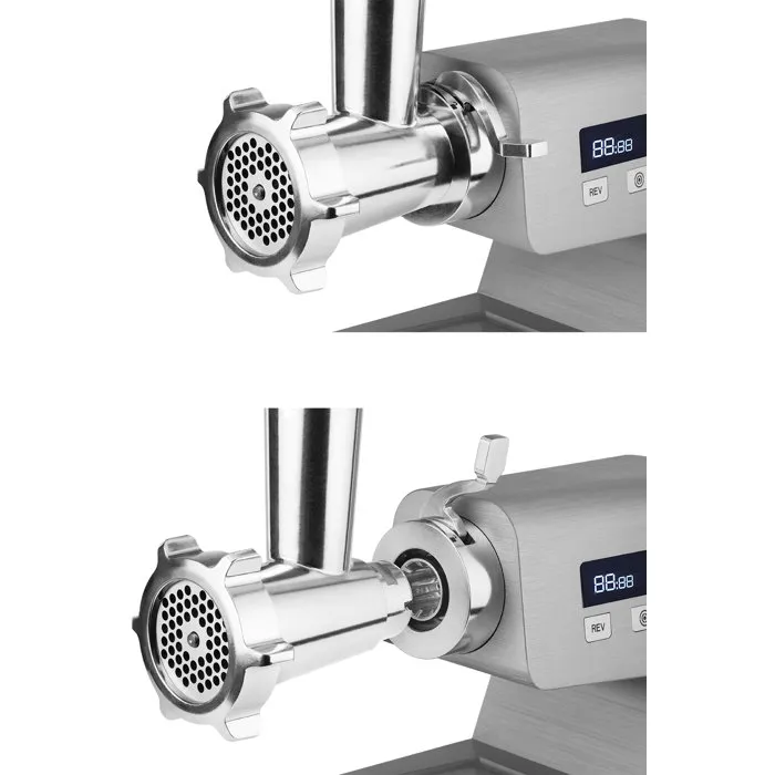 Catler MG 800 Hachoir à viande électrique avec écran LCD et 3 disques inox