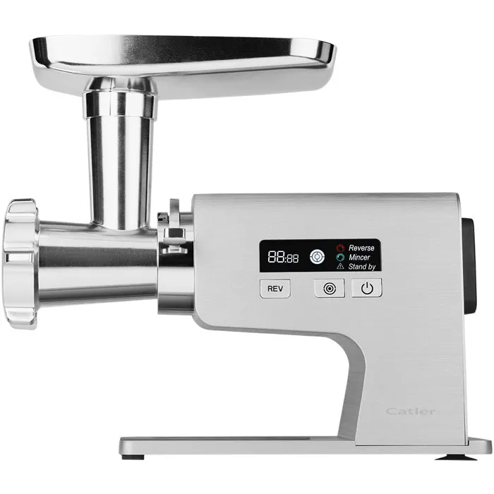 Catler MG 800 Hachoir à viande électrique avec écran LCD et 3 disques inox
