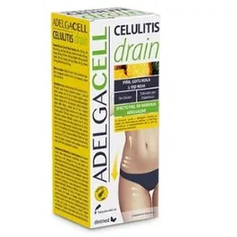 Dietmed Adelgacell Cellulite Drain 600 ml – Complément alimentaire drainant avec Guarana, Vigne Rouge, Thé Vert