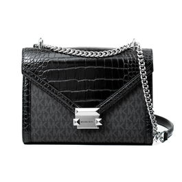 Sac à Bandoulière Michael Kors Whitney Noir 24 x 18 x 8 cm