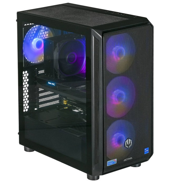 Actina KOMACNGIP0175 PC de bureau Gaming AMD Ryzen 5, 32 GB RAM, 1 TB SSD, Noir