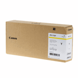 Canon 2357C001 PFI-710Y Cartouche d'encre Jaune haute capacité XL pour imprimante à sublimation