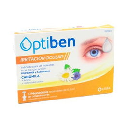 OPTIBEN IRRITACION OCULAR+ 10 Monodoses 0,5 ml