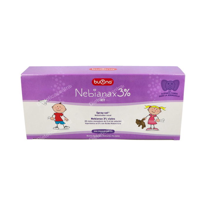 BUONA NEBIANAX 3% Kit viales et spray BUONA NEBIANAX 3% Kit viales et spray