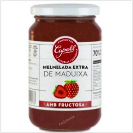 CAPELL Confiture de fraise avec fructose 400 g