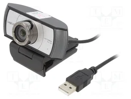 LOGILINK Caméra internet Full HD 1080p noir et argent