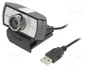 LOGILINK Caméra internet Full HD 1080p noir et argent