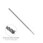 WOLFPACK LINEA PROFESIONAL Broca SDS Plus 14 x 450 mm à 4 bords tranchants spécial béton armé