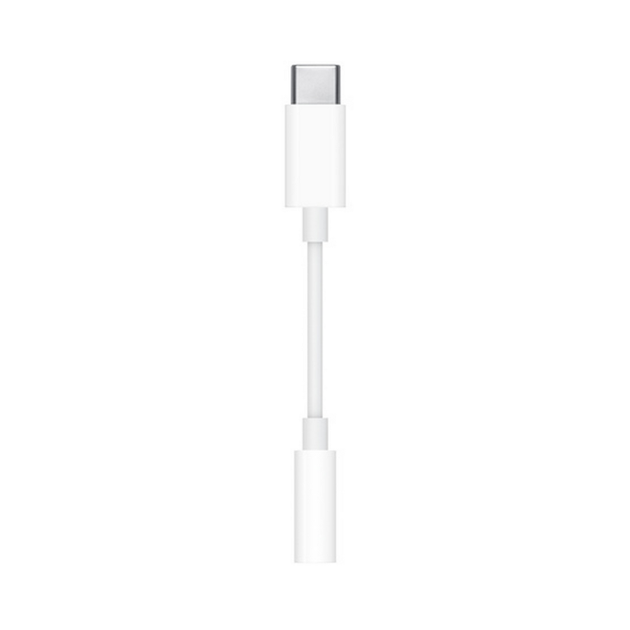 Adaptateur USB-C vers Jack 3.5 mm Apple MU7E2ZM/A Blanc Adaptateur USB-C vers Jack 3.5 mm Apple MU7E2ZM/A Blanc