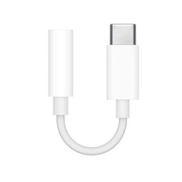 Adaptateur USB-C vers Jack 3.5 mm Apple MU7E2ZM/A Blanc (10 Unités)
