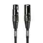 MXR Câble Micro XLR-XLR 4,5 m Série Standard Conducteurs OFC 24 AWG Blindage Spiral