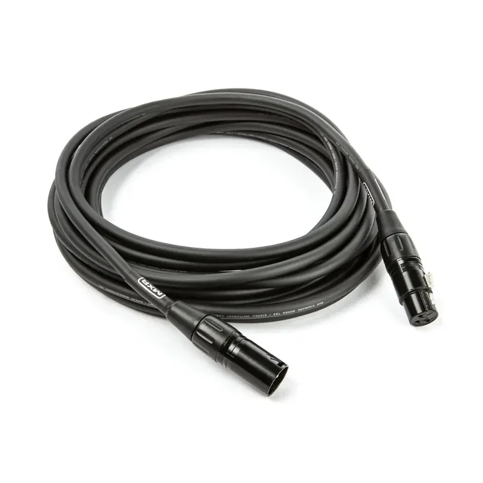 MXR Câble Micro XLR-XLR 4,5 m Série Standard Conducteurs OFC 24 AWG Blindage Spiral MXR Câble Micro XLR-XLR 4,5 m Série Standard Conducteurs OFC 24 AWG Blindage Spiral