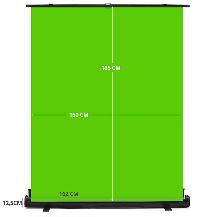 Phoenix technologies Panneau Chroma Pliable Portatif pour Streaming Fond Vert Anti-Rides et Anti-Reflets 185x150 cm Phoenix technologies Panneau Chroma Pliable Portatif pour Streaming Fond Vert Anti-Rides et Anti-Reflets 185x150 cm