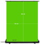 Phoenix technologies Panneau Chroma Pliable Portatif pour Streaming Fond Vert Anti-Rides et Anti-Reflets 185x150 cm