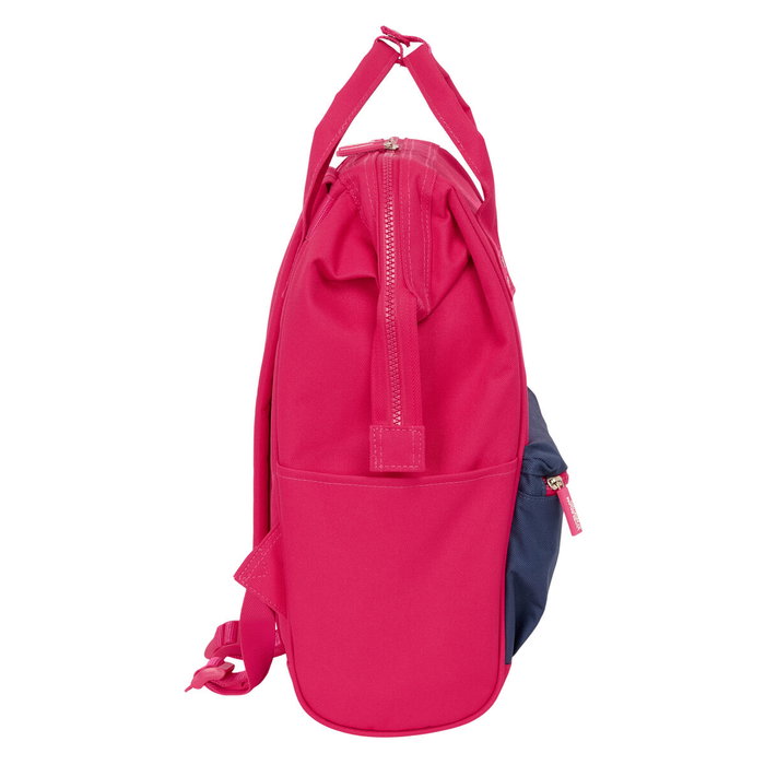 Sac à dos Casual Benetton benetton Cerise Blue marine Sac à dos Casual Benetton benetton Cerise Blue marine