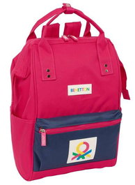 Safta Benetton Cherry Sac à dos avec bandoulière pour ordinateur portable 13 pouces 27x40x19 cm