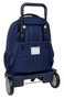 Safta Mochila grande avec roues compacte évolutive extension FC Barcelone 2ème équipement 33x45x22cm