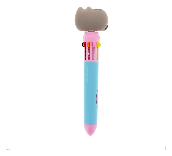 Thumbs Up Pusheen Stylo Multicolore Spinny By The Pool Bleu