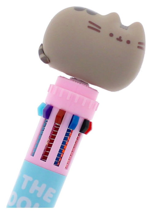 Thumbs Up Pusheen Stylo Multicolore Spinny By The Pool Bleu