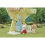 SYLVANIAN FAMILIES 5333 La grande roue des bébés - Bébé Caniche Milo, jouet pour enfants de 3 ans et plus