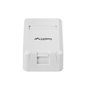 Lanberg Caja Conexiones Ok1-0001 1 Puerto Keystone Montage Superficial Blanc