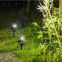 Lumisky Double spots solaires 2 en 1, LED blanc froid, Gris