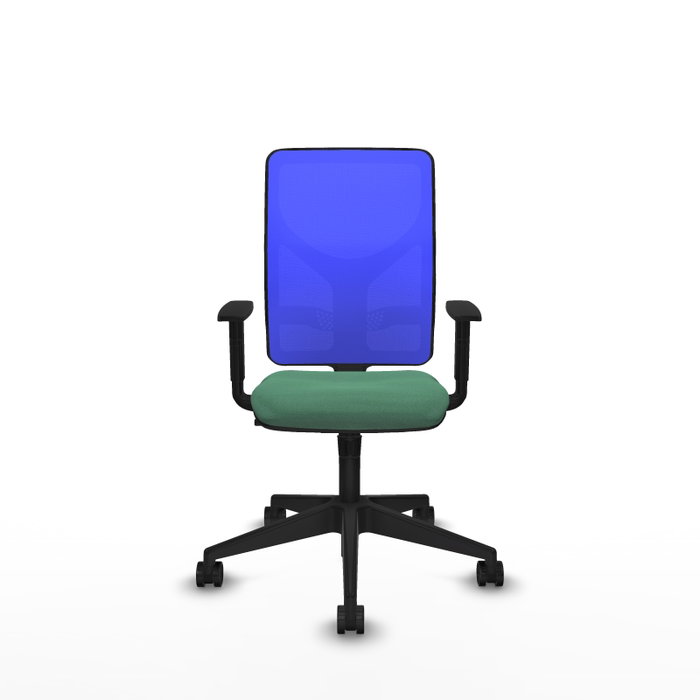 PIQUERAS Y CRESPO Chaise Motilla Synchro Vert émeraude et Bleu