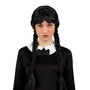 My Other Me Perruque Wednesday Mercredi Addams Taille Unique Enfant - Noir - À partir de 3 ans