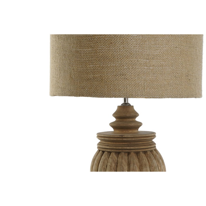 Lampe de bureau Home ESPRIT Naturel Jute Bois 50 W 220 V 41 x 41 x 76 cm Lampe de bureau Home ESPRIT Naturel Jute Bois 50 W 220 V 41 x 41 x 76 cm