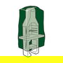 Étui de protection Altadex Vert 128 x 80 x 253 cm Barbecue