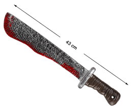 Atosa Sabre Fantôme Rouge avec Effet Sang 43 cm