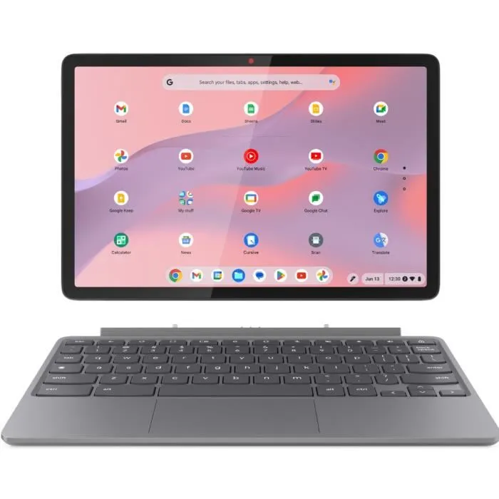Lenovo Chromebook Duet 83HH0013FR Tablette PC 2 en 1 10.95" WUXGA, MTK Kompanio 838, 4 Go RAM, 64 Go Stockage, AZERTY Lenovo Chromebook Duet 83HH0013FR Tablette PC 2 en 1 10.95" WUXGA, MTK Kompanio 838, 4 Go RAM, 64 Go Stockage, AZERTY