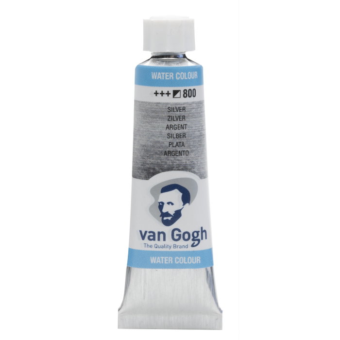 Van Gogh Aquarelle Argent 800 en tube 10 ml Van Gogh Aquarelle Argent 800 en tube 10 ml