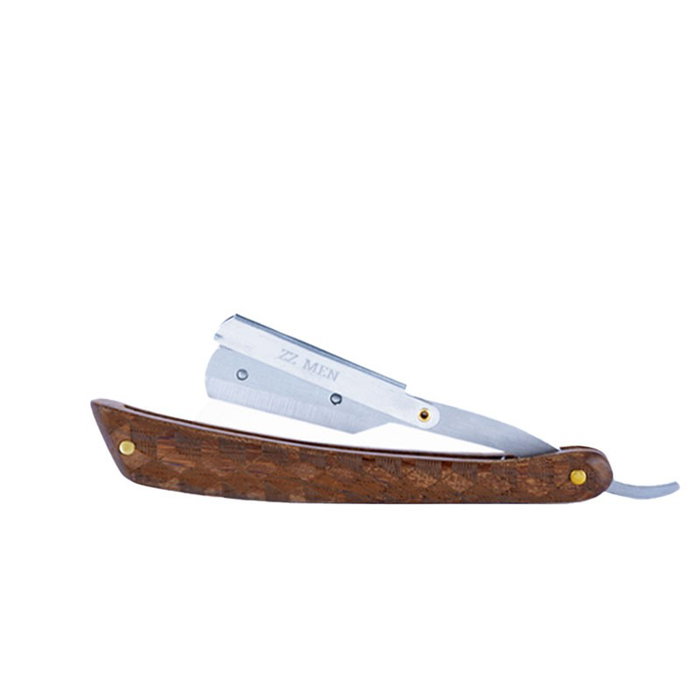 Zzmen Navaja de coupe manche en bois sculpté marron Zzmen Navaja de coupe manche en bois sculpté marron
