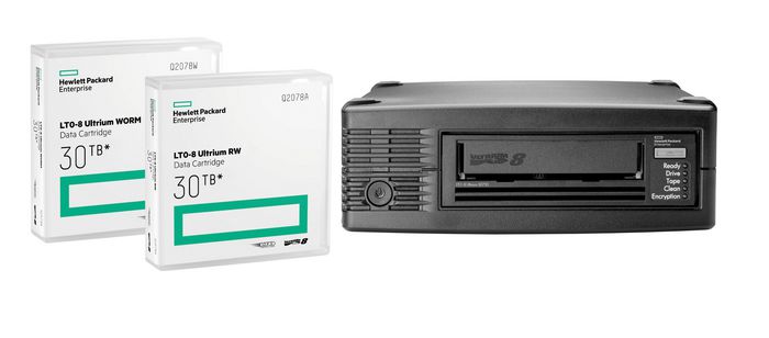 HP HPE StoreEver LTO-8 Ultrium 30750 Lecteur de bande externe SAS