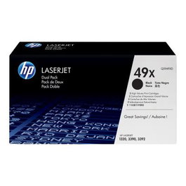 HP Pack de deux cartouches de toner noir 49XD (Q5949XD)
