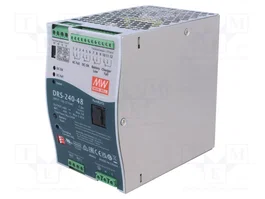 MEAN WELL DRS-240-48 Alimentation tampon pour rail DIN 240W 48VDC 3,85A